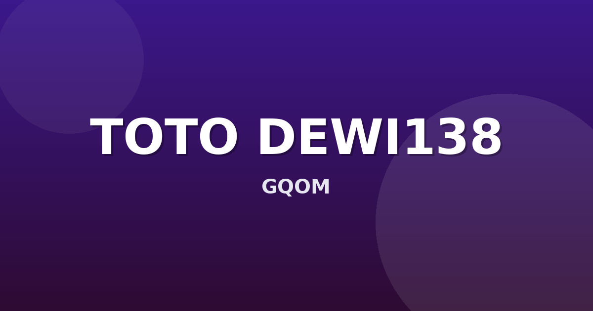 Banner TOTO DEWI138