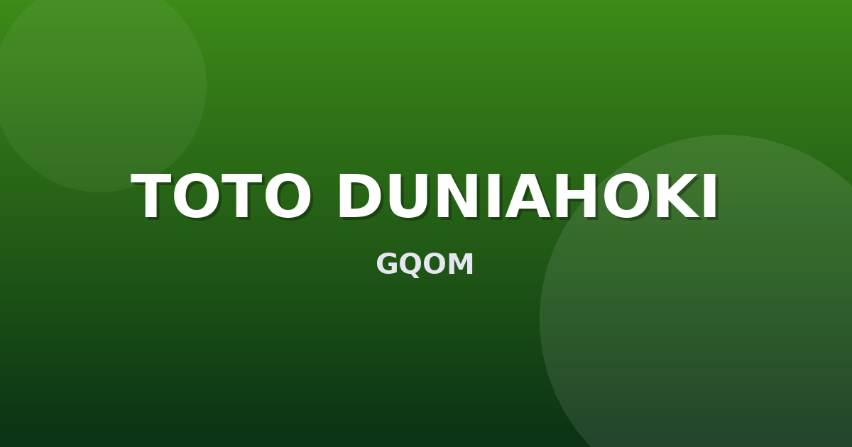 Banner TOTO DUNIAHOKI
