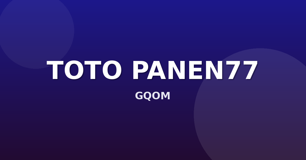 Banner TOTO PANEN77