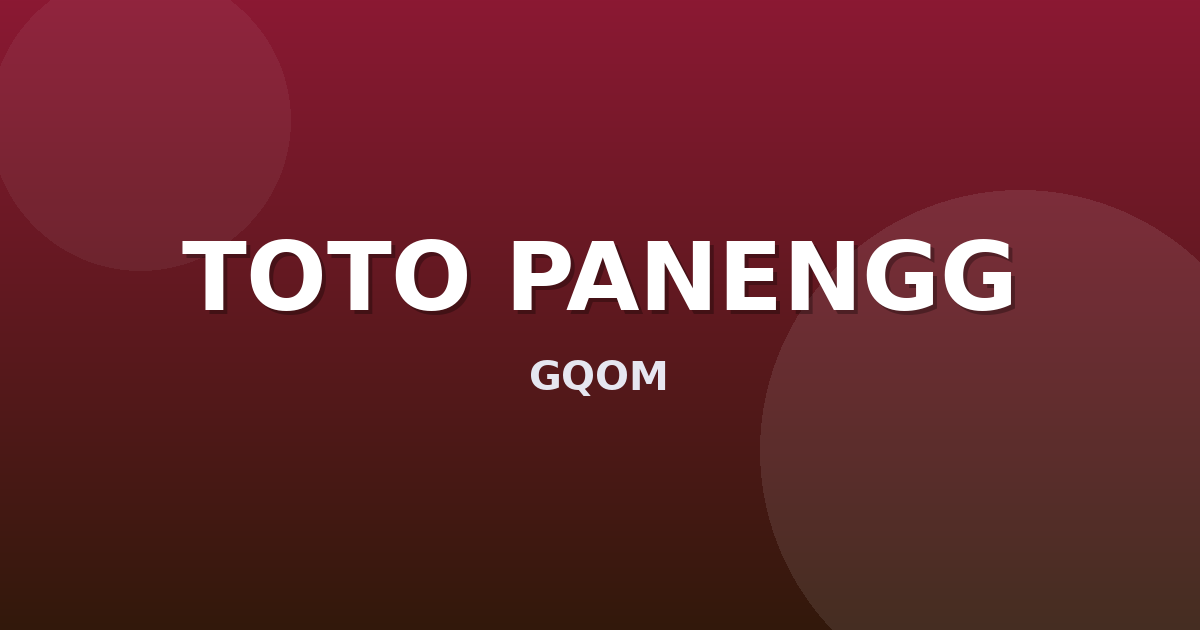 Banner TOTO PANENGG
