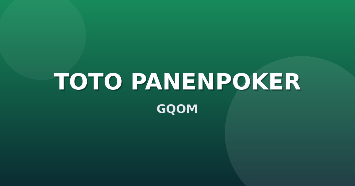 Banner TOTO PANENPOKER